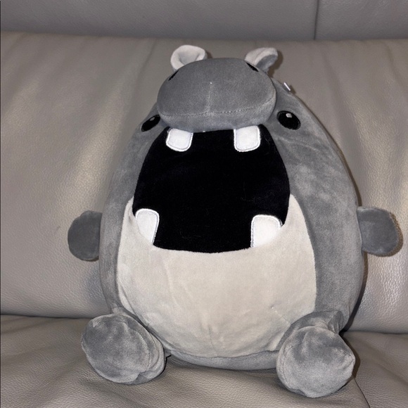 Applause Other - Gray Hippo Plush Toy Jazware 10 Jungle Hippo Stuffed Animal Plush New With Tag